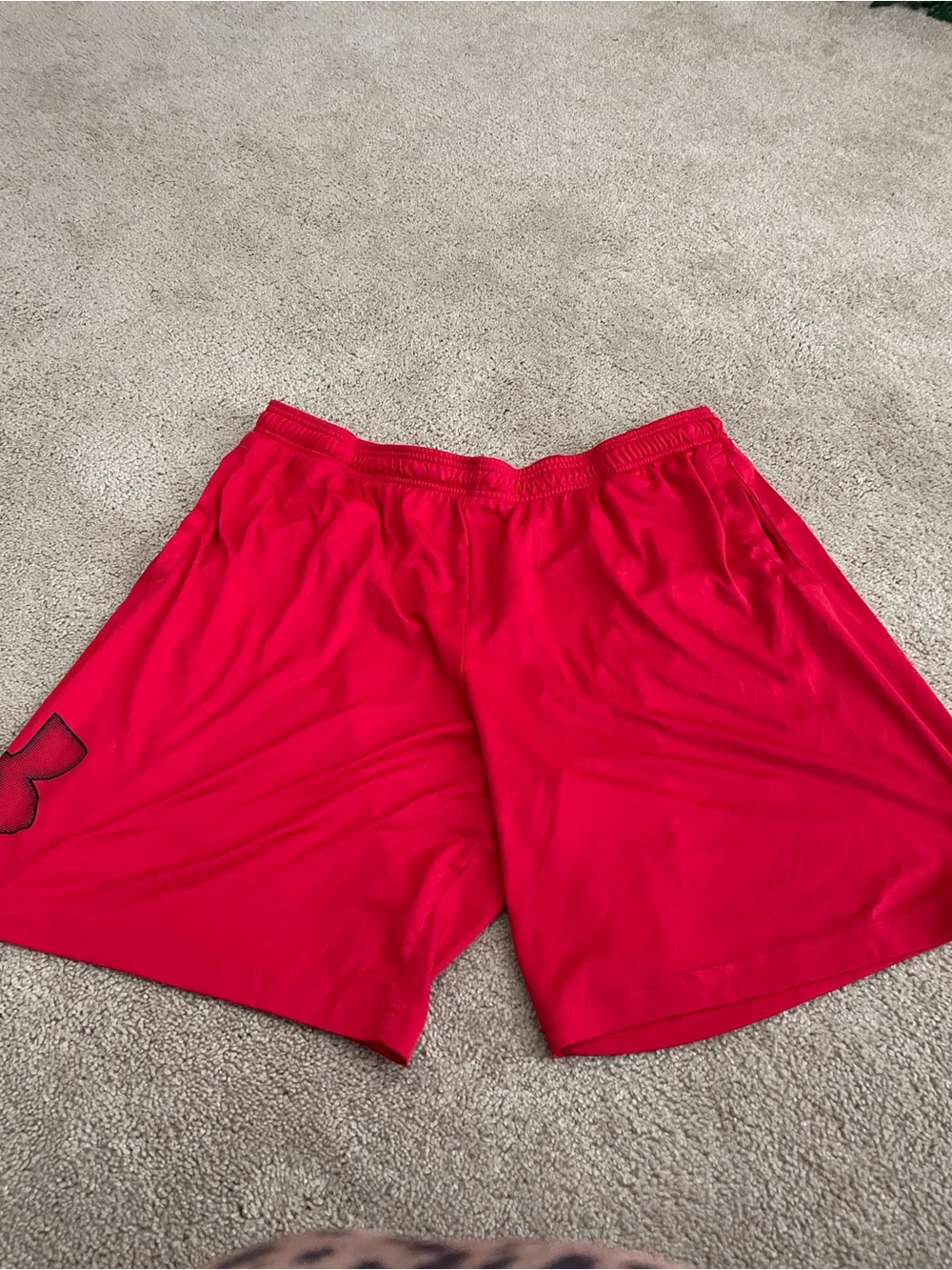 Under Armour Red Men's Athletic Shorts